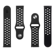 Tactical Double kiegészítő szilikon karpánt 22mm, fekete