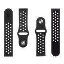 Tactical Double kiegészítő szilikon karpánt 22mm, fekete