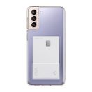 Spigen Crystal Slot Samsung Galaxay S21+ tok kártyatartóval, Crystal Clear, átlátszó