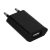 Hálózati töltő adapter, USB, 1000mAh, fekete