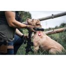 Tactical Apple AirTag bőr kulcstartó, fekete