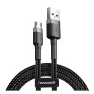 Baseus Cafule USB / microUSB adatkábel, 2m, szürke/fekete