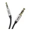 Baseus Yiven audió kábel, 3,5 mm jack-3,5 mm jack, apa/apa, 1m