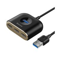 Baseus Square USB-A Hub, USB-A3.0, 3XUSB-A1.0