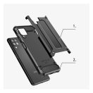 Forcell Armor hátlap tok, Samsung Galaxy A22 5G, fekete