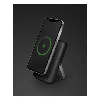   Uniq Hoveo Magsafe mágneses Power bank / külső akkumulátor, 5000mAh, szürke