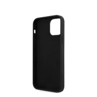   Guess Silicone Vintage Script Apple iPhone 12 mini hátlap tok, fekete