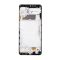 Samsung Galaxy A22 kompatibilis LCD modul kerettel, OEM jellegű, fekete
