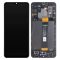 Samsung Galaxy A32 5G kompatibilis LCD modul kerettel, OEM jellegű, fekete