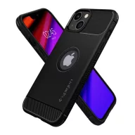 Spigen Rugged Armor Apple iPhone 13 tok, Matte Black, fekete