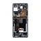 Samsung G988 Galaxy S20 Ultra kompatibilis LCD modul kerettel, kamera nélkül, OEM jellegű, kozmosz fekete