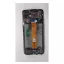 Samsung Galaxy A12 Nacho (A127) kompatibilis LCD modul kerettel, OEM jellegű, fekete