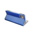 Magnet Apple iPhone 13 mágneses flip tok, kék