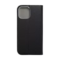Magnet Apple iPhone 13 Pro Max mágneses flip tok, fekete