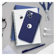   Forcell Soft Apple iPhone 13 Pro Max szilikon tok, sötét kék