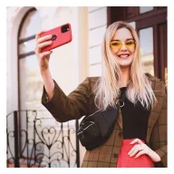  Forcell szilikon hátlapvédő tok Apple iPhone 13 Pro Max, piros
