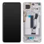Xiaomi Mi 10T 5G/10T Pro 5G kompatibilis LCD modul kerettel, OEM jellegű, ezüst