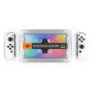 Spigen Glas.tR EZ Fit Nintendo Switch OLED tempered kijelzővédő fólia felhelyező kerettel (2db)