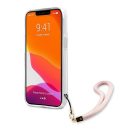 Guess TPU Marble Stripe Apple iPhone 13 Pro hátlap tok, rózsaszín