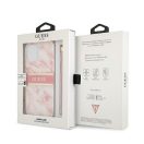 Guess TPU Marble Stripe Apple iPhone 13 Pro hátlap tok, rózsaszín