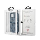 Guess PU 4G Printed Stripe Apple iPhone 13 mini hátlap tok, kék