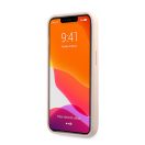 Guess PU 4G Metal Logo Apple iPhone 13 Pro Max hátlap tok, rózsaszín