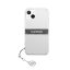 Guess PU/TPU Gray Stripe Apple iPhone 13 mini hátlap tok, átlátszó