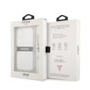 Guess PU/TPU Gray Stripe Apple iPhone 13 mini hátlap tok, átlátszó