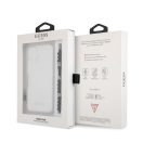 Guess PC Script and Black Pearls Apple iPhone 13 mini hátlap tok, átlátszó