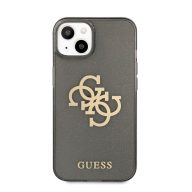  Guess TPU Big 4G Full Glitter Apple iPhone 13 mini hátlap tok, fekete