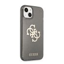 Guess TPU Big 4G Full Glitter Apple iPhone 13 mini hátlap tok, fekete