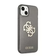   Guess TPU Big 4G Full Glitter Apple iPhone 13 mini hátlap tok, fekete