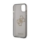 Guess TPU Big 4G Full Glitter Apple iPhone 13 mini hátlap tok, fekete