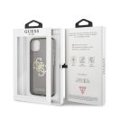 Guess TPU Big 4G Full Glitter Apple iPhone 13 mini hátlap tok, fekete