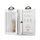 Guess TPU Big 4G Liquid Glitter Gold Apple iPhone 13 Pro Max hátlap tok, átlátszó