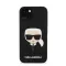 Karl Lagerfeld Head Liquid szilikon hátlap tok Apple iPhone 13 mini, fekete