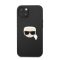 Karl Lagerfeld Head bőr hátlap tok Apple iPhone 13 mini, fekete