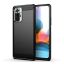 Forcell Carbon hátlap tok Xiaomi Redmi Note 10/10S , fekete