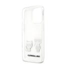 Karl Lagerfeld Karl and Choupette PC/TPU hátlap tok Apple iPhone 13 Pro Max, átlátszó