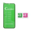 Samsung Galaxy A12/M12/F12 Full Glue Ceramic hajlított tempered glass kijelzővédő üvegfólia, fekete