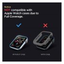 Spigen Pro Flex EZ Fit Apple Watch S9 / S8 / S7 45mm tempered kijelzővédő fólia felhelyező kerettel (2db)