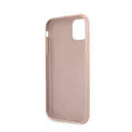   Guess PU 4G Metal Logo Apple iPhone 11 hátlap tok, rózsaszín