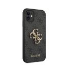 Guess PU 4G Metal Logo Apple iPhone 11 hátlap tok, szürke