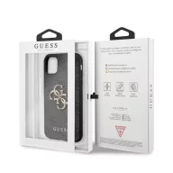 Guess PU 4G Metal Logo Apple iPhone 11 hátlap tok, szürke