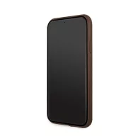 Guess PU 4G Metal Logo Apple iPhone 11 hátlap tok, barna