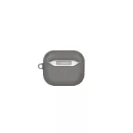 Uniq Glase Apple Airpods (3. gen) tok, fekete-átlátszó
