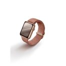 Uniq Aspen fonott szíj Apple Watch 42/44/45/49mm, rózsaszín