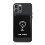   Karl Lagerfeld Magsafe Power bank / külső akkumulátor, 3000mAh Li-ion, fekete