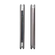   Forcell Elegance oldalra nyíló hátlap tok Samsung Galaxy S22+, szürke