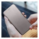 Forcell Elegance oldalra nyíló hátlap tok Samsung Galaxy S22+, szürke